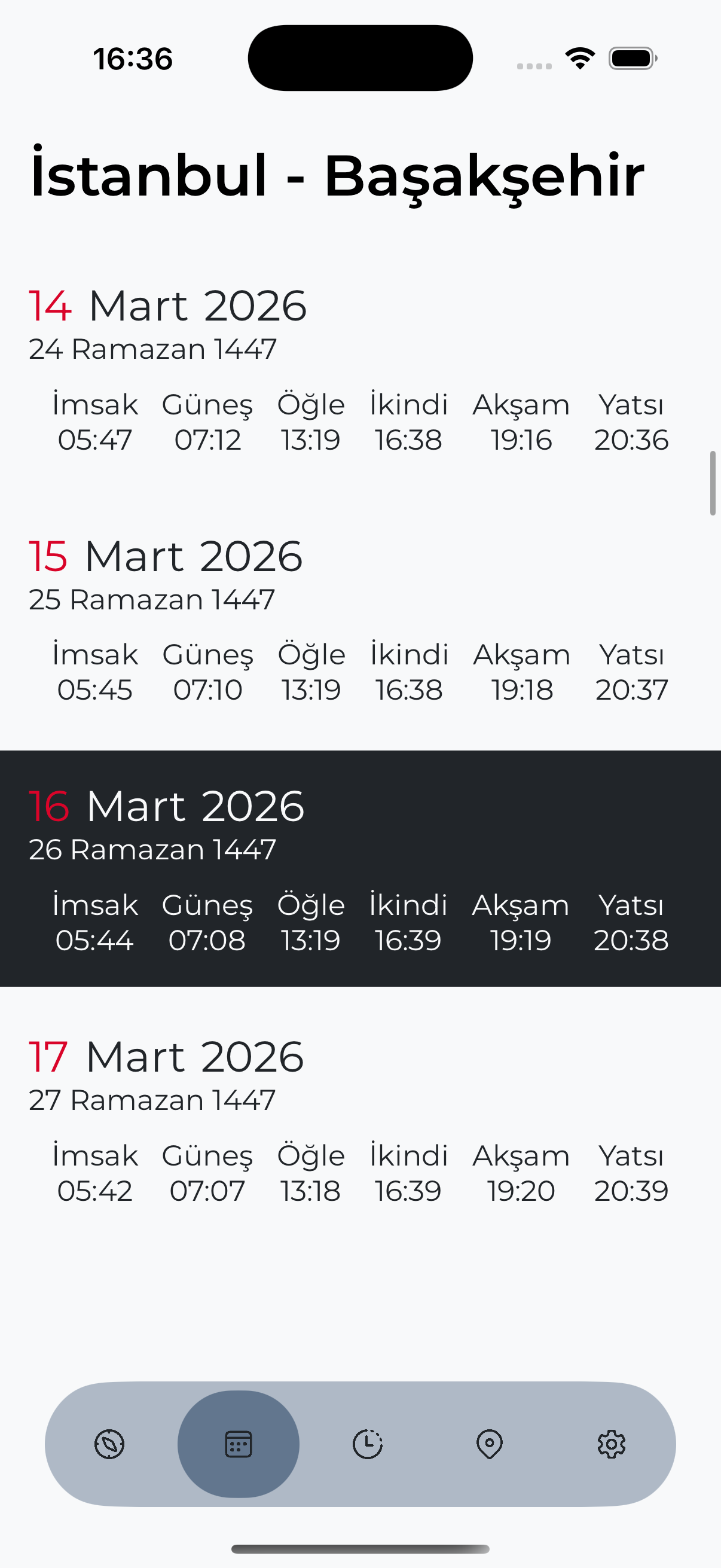 İmsakiye